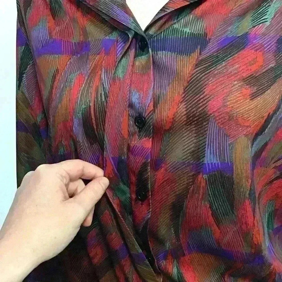 Vintage  D’Allairds Blouse - Picture 9 of 10